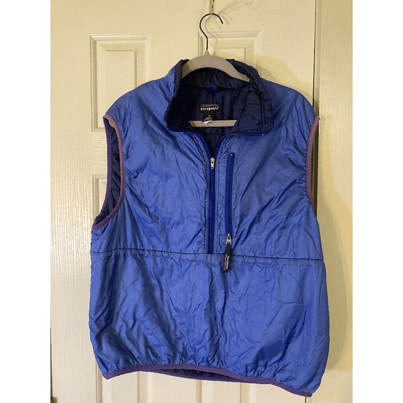 Patagonia Puff Ball Vest Blueberry Bright Purple Puffball Size Medium - Picture 1 of 6